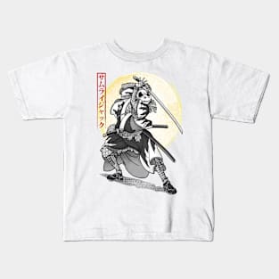 Samurai from the pumpkin clan Kids T-Shirt